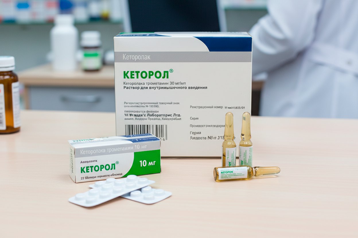 Аптечная полка с Кеторолом